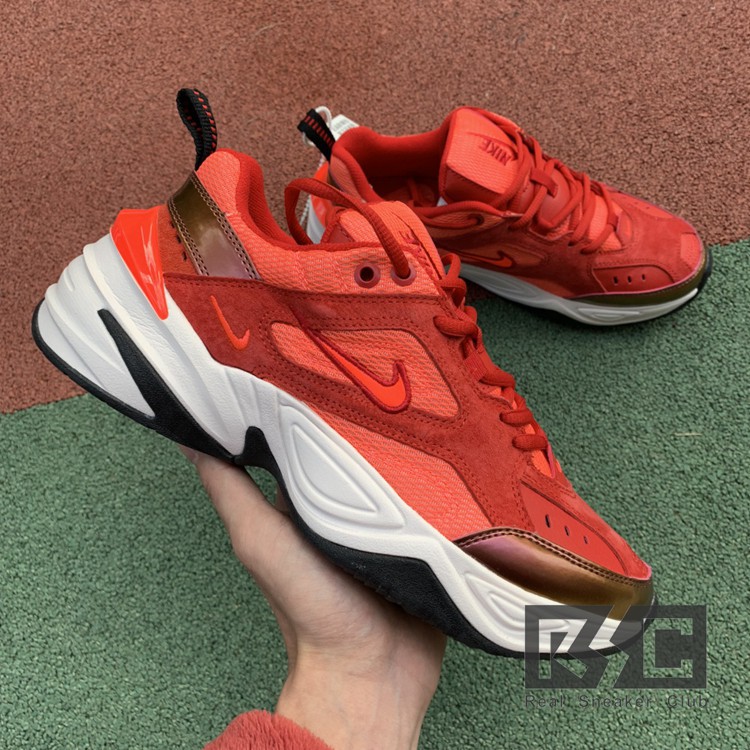 nike m2k tekno red suede