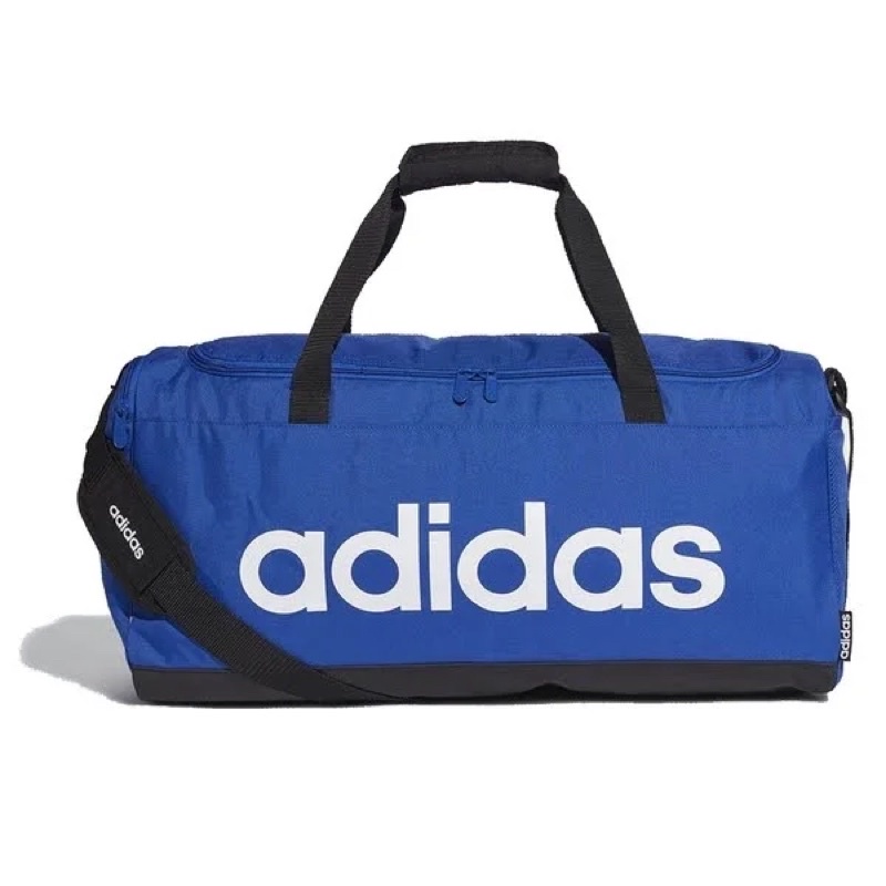 ADIDAS 大型運動健身包-側背包 裝備袋 行李袋 旅行包 運動 愛迪達 GE1151 藍白 NO.A197