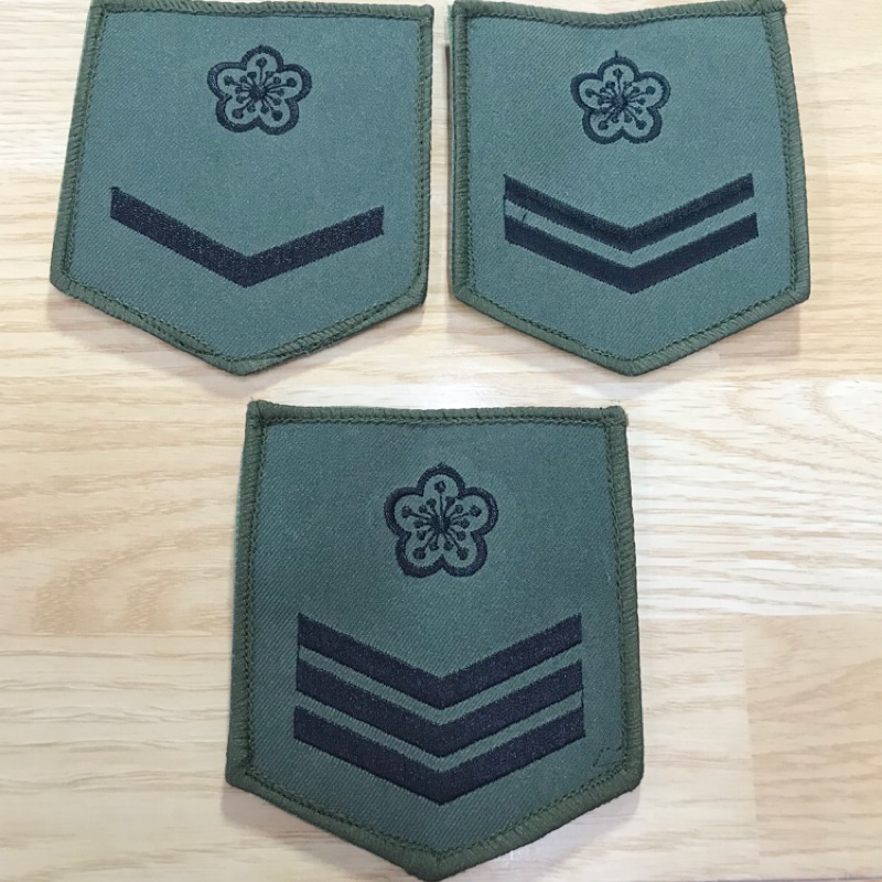 陸軍階級臂章國軍規格階級一兵二兵上兵 蝦皮購物