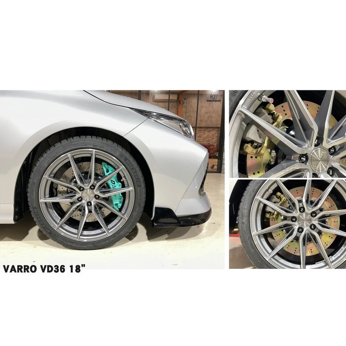 超級團隊S.T.G 美國 VARRO VD36 旋壓輕量化 18x8 ET35 18吋 鋁圈 5孔 輪框 ALTIS