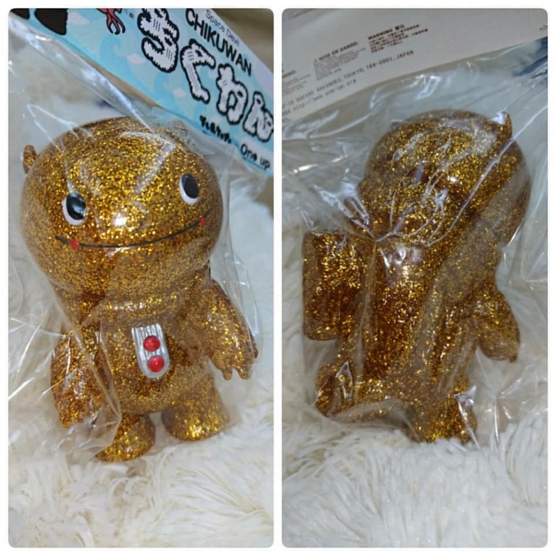 Chikuwan -gold glitter- /One up toy / Japan 閃亮金 非 鋼彈 小夏屋  真頭