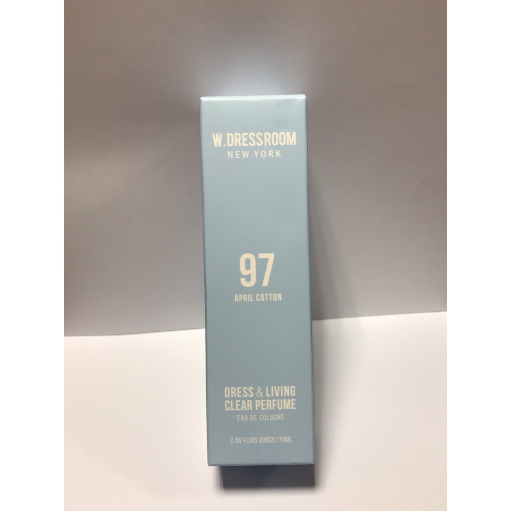 全新 W.DRESSROOM No.97 April Cotton香氛噴霧 70ML  BTS田征國同款（特價）