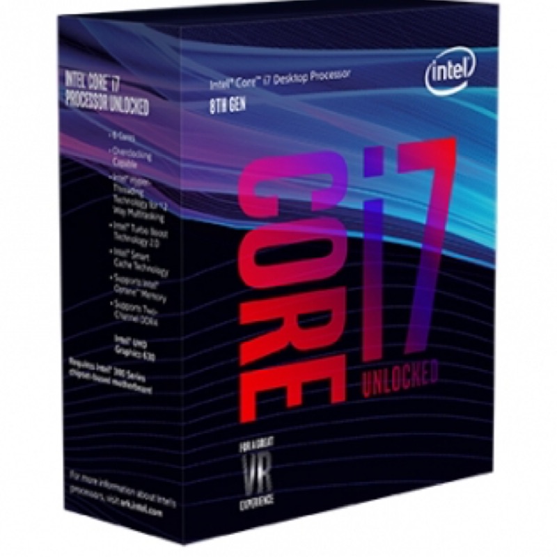 INTEL 盒裝Core i7-8700K