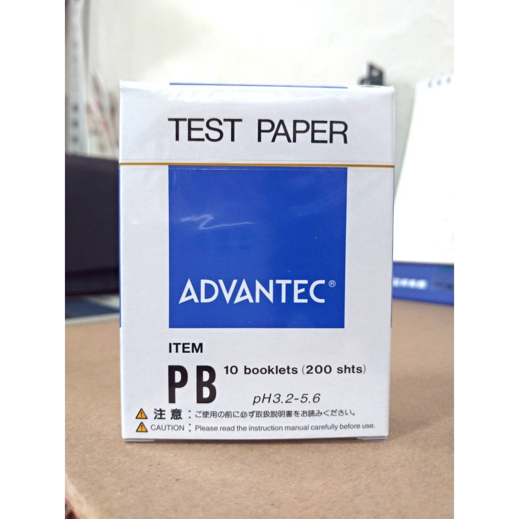 日本TOYO ADVANTEC書型PB酸鹼測試紙PH 3.2-5.6含稅附發票