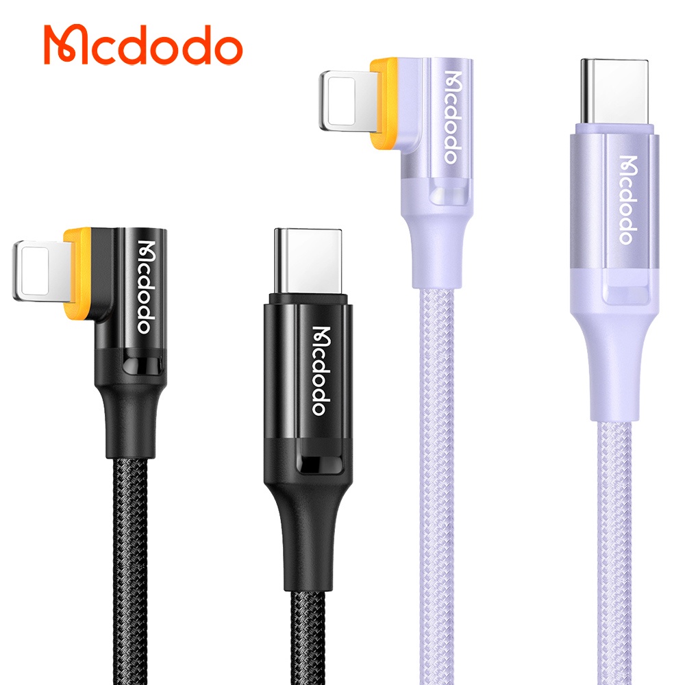 Mcdodo 麥多多 PD 36W 智能斷電充電線 快充 L型 彎頭 閃電 適用 Type-C TO Lighting