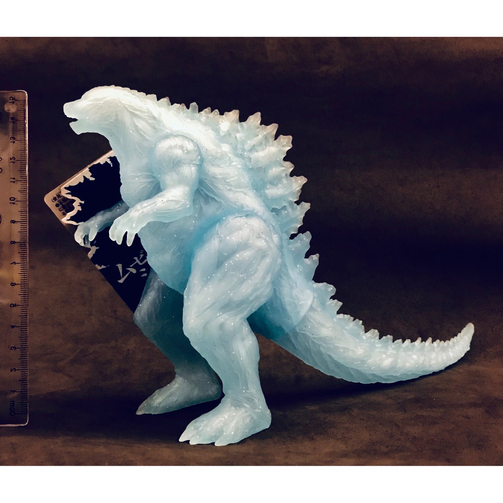 吳爾羅柑仔店 2017年製日本限定3000體惑星哥吉拉2017 藍透金蔥高17 軟膠 蝦皮購物