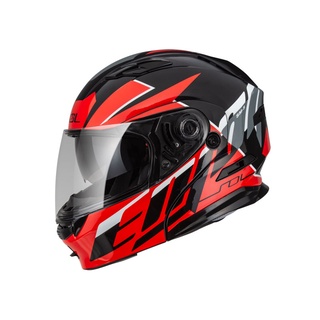 【SOL Helmets】SM-5可掀式安全帽 (裂變 黑/紅) ｜ SOL安全帽官方商城