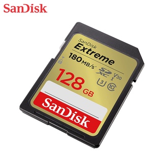 SANDISK 128G V30 Extreme SD UHS-I U3 速度高達 180MB /s 相機專用記憶卡