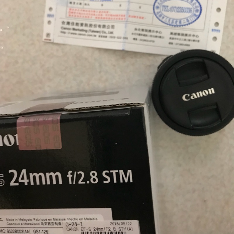 Canon 24mm f2.8 stm 九成九新 公司貨