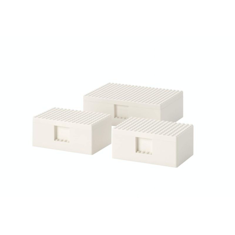 🎊全新現貨🎊IKEA BYGGLEK積木遊戲盒3件組 LEGOxIKEA聯名
