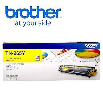 Brother TN-265Y 原廠黃色高容量碳粉匣 適用機種：HL-3170CDW、MFC-9330CDW