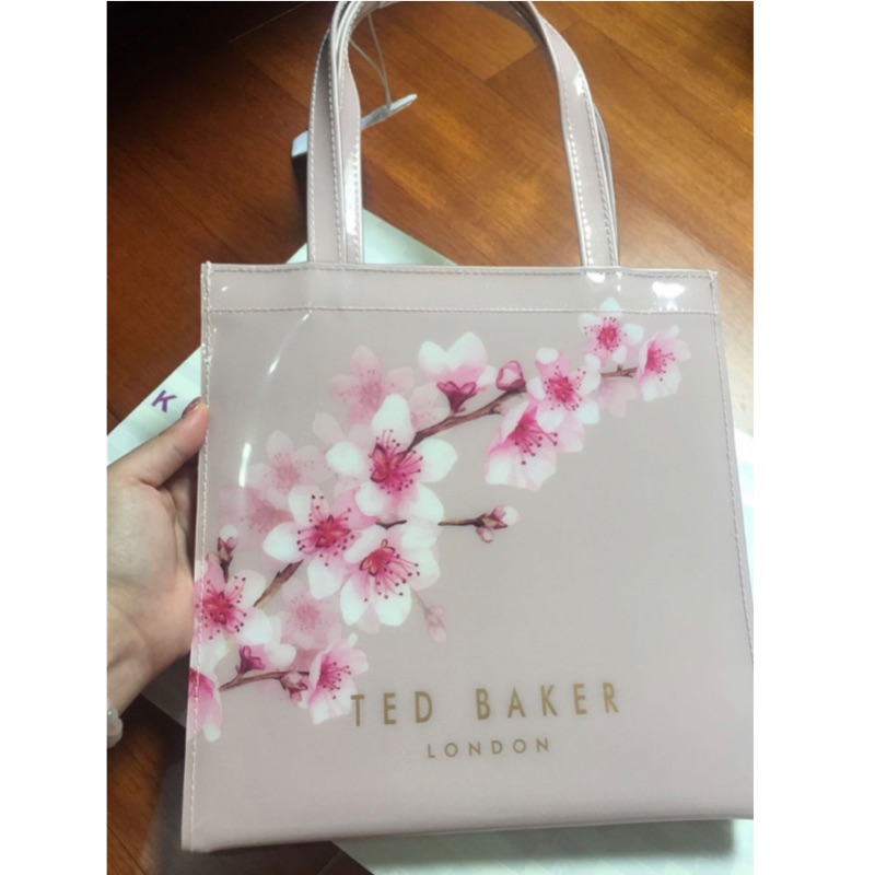 英倫時尚 Ted Baker London 浪漫花卉印花手提袋 購物袋 托特包(小款)  現貨