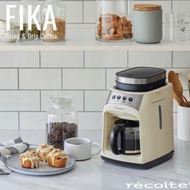 recolte日本麗克特 FIKA自動研磨咖啡機RGD-1 (簡約白）