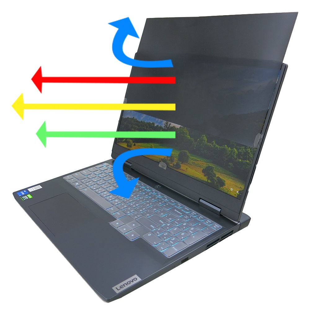 【Ezstick】LENOVO IdeaPad Gaming 3 15IAH7 防藍光 防眩光 防窺片 (15W)