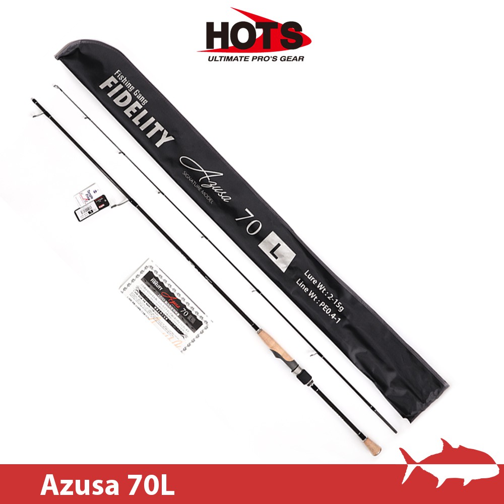 【搏漁所釣具】Hots Azusa 70L 直柄路亞竿 一年免責 泛用 手感輕 岸拋竿 溪流竿 紡車