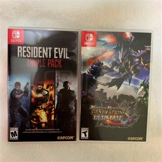 switch 惡靈古堡 三重包 456合輯 (內有5.6序號) 遊戲片