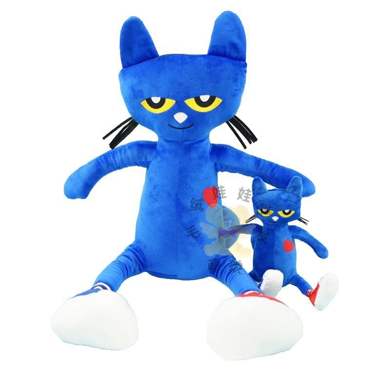 皮特貓毛絨公仔兒童英語繪本小貓玩偶禮物玩具布娃娃 蝦皮購物