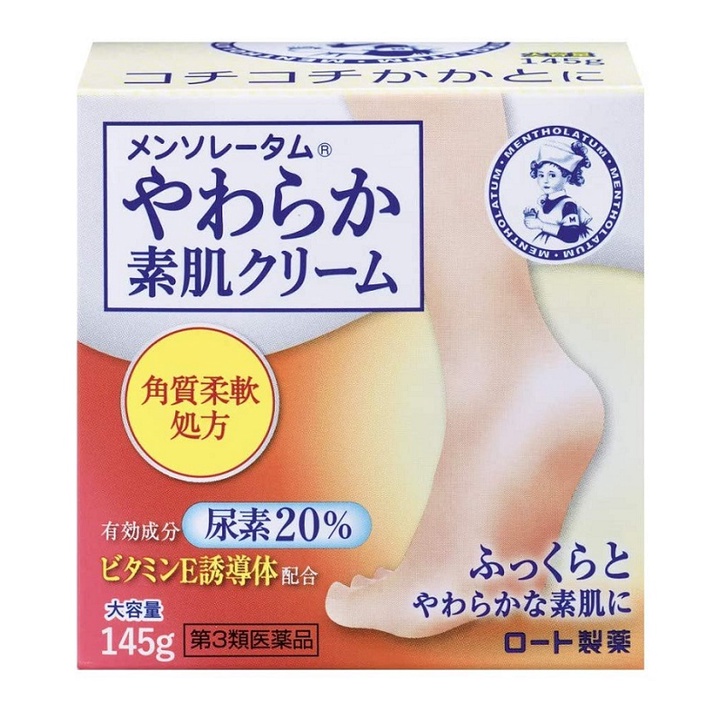 🇯🇵 日本 空運直送 曼秀雷敦 小護士 足部角質柔軟護足霜  手肘 腳跟 去角質軟化 修護霜 145g (現貨)