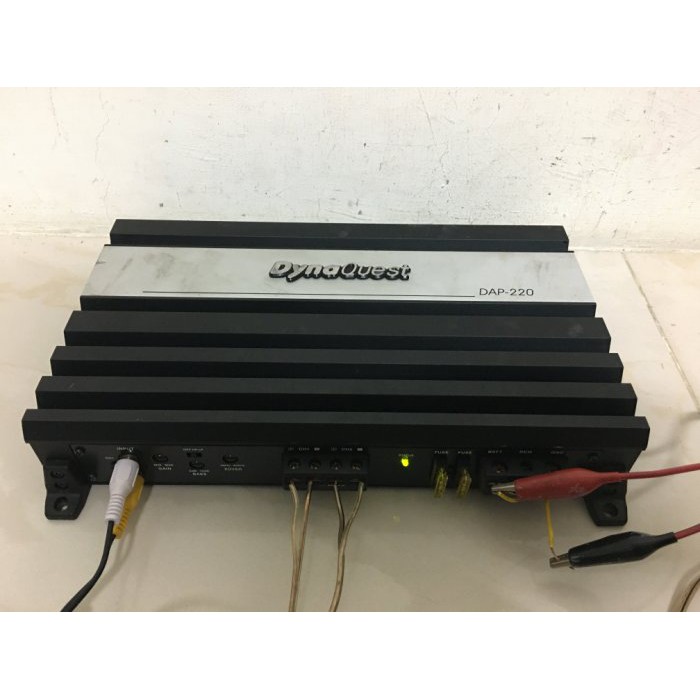 DYNAQUEST DAP 220 汽車擴大機 2聲道Stereo Power Amplifier 2*150W