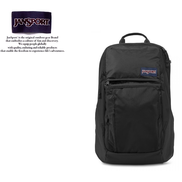 【紅心包包館】JANSPORT 後背包 BROADBAND JS-41010 黑色