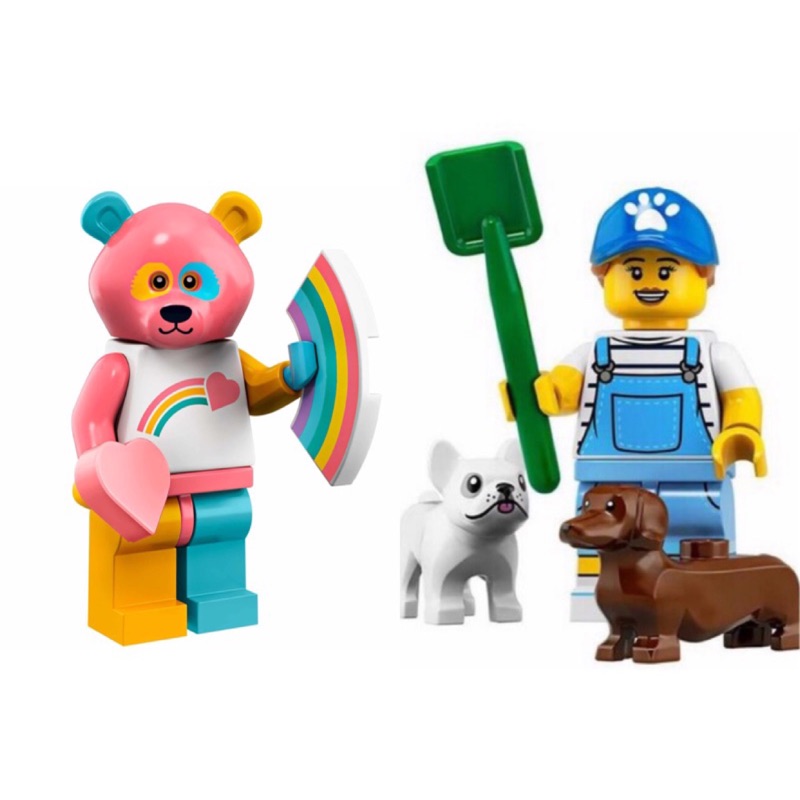 樂高 LEGO 71025 人偶包 9號 寵物店員 +15號 彩色熊貓人