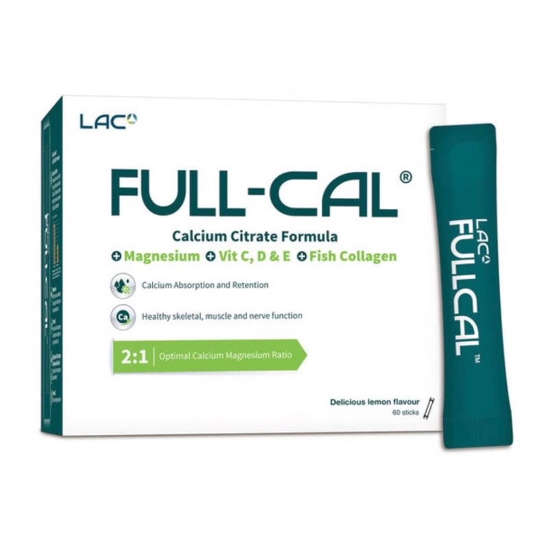 全新 LAC利維喜Full-Cal優鎂鈣 (60包入)