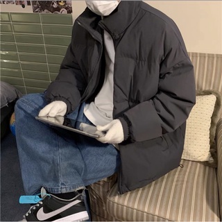 {Monday}韓國厚外套 男 立領防風外套 羽絨外套 厚鋪棉 羽絨衣 素面 純色 保暖外套🔥