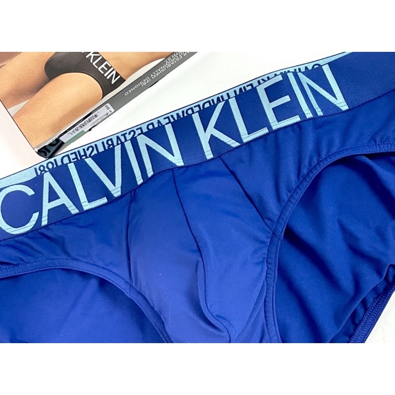 #現貨# CK-Calvin Klein Statement 1981 男大人寶藍色三角內褲