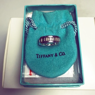 Tiffany&Co 羅馬 數字戒指 925純銀 真品