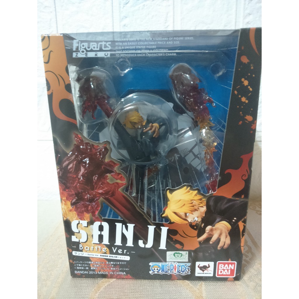 代理版 海賊王 Figuarts ZERO Battle Ver. 惡魔風腳 畫龍點睛 香吉士