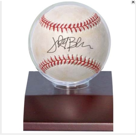 【雙子星】木座棒球收藏盒 (褐色) Ultra PRO#81675 適用 簽名棒球 中華職棒 BBM MLB