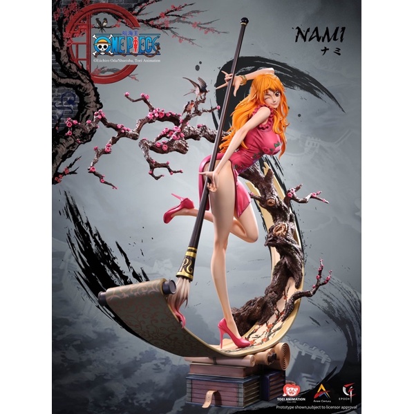 ［EN模玩GK殿堂］【epoch studios航海王 正版授權 娜美】 -中國風草帽海賊團