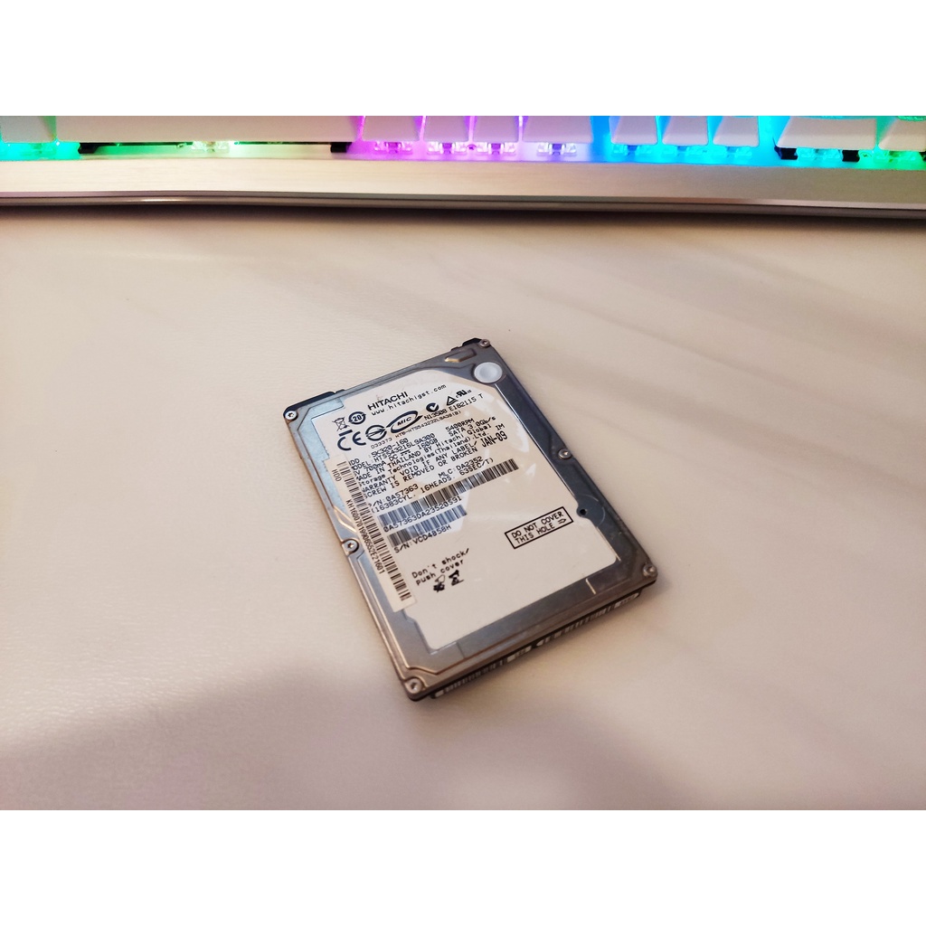 「二手良品」Hitachi 2.5吋 160GB SATA3.內接硬碟 筆電桌電