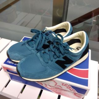 New Balance 420 復古跑鞋 男女鞋 復古麂皮藍