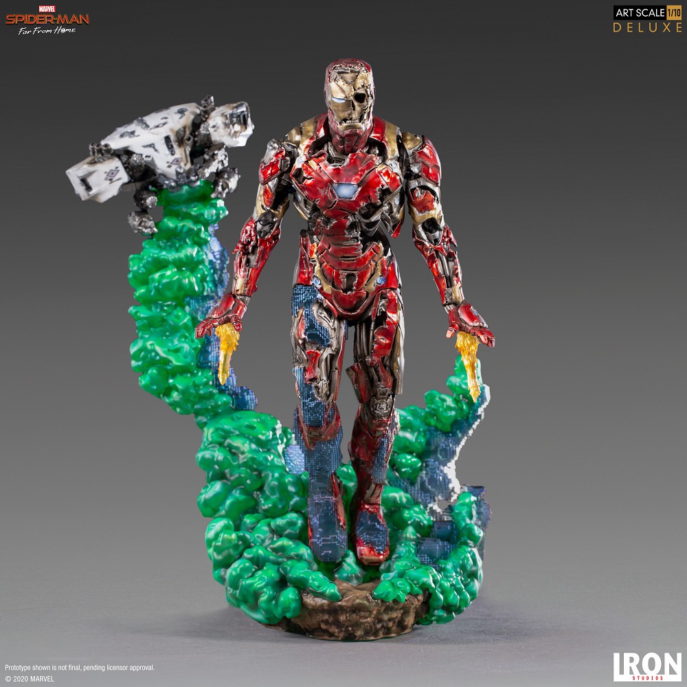 【撒旦玩具 SatanToys】預購 Iron Studios【蜘蛛人：離家日】幻象鋼鐵人 豪華版 雕像 Ironman