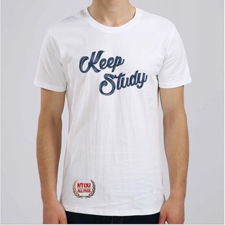 NTOU ALL PASS 奮青系列 - KEEP STUDY 排汗短T