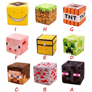 創意遊戲毛絨玩具公仔我的世界minecraft草方塊苦力怕抱枕兒童玩具公仔創意生日禮物 Hibaby 蝦皮購物