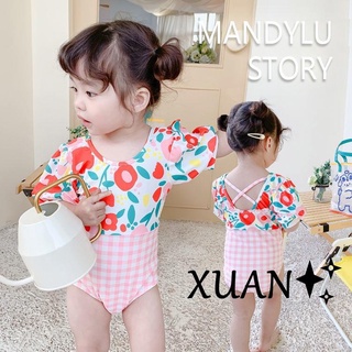 Xuan♥兒童泳衣 女童泳衣 幼兒泳衣 兒童泳衣 女童泳衣年新款韓國ins風洋氣網紅寶寶泳衣女寶寶