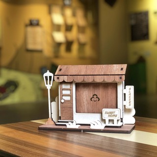 絕版 售完不補【全館現貨】卷木森活館【全家福 相框 眼鏡架】DIY 組裝 文具 辦公室 木製玩具 動手做 父親節禮物