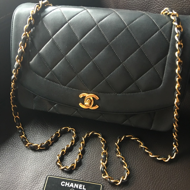 🌸linda428tw專屬下標處-尾款🌸 CHANEL Vintage Diana Bag  經典25黛妃包