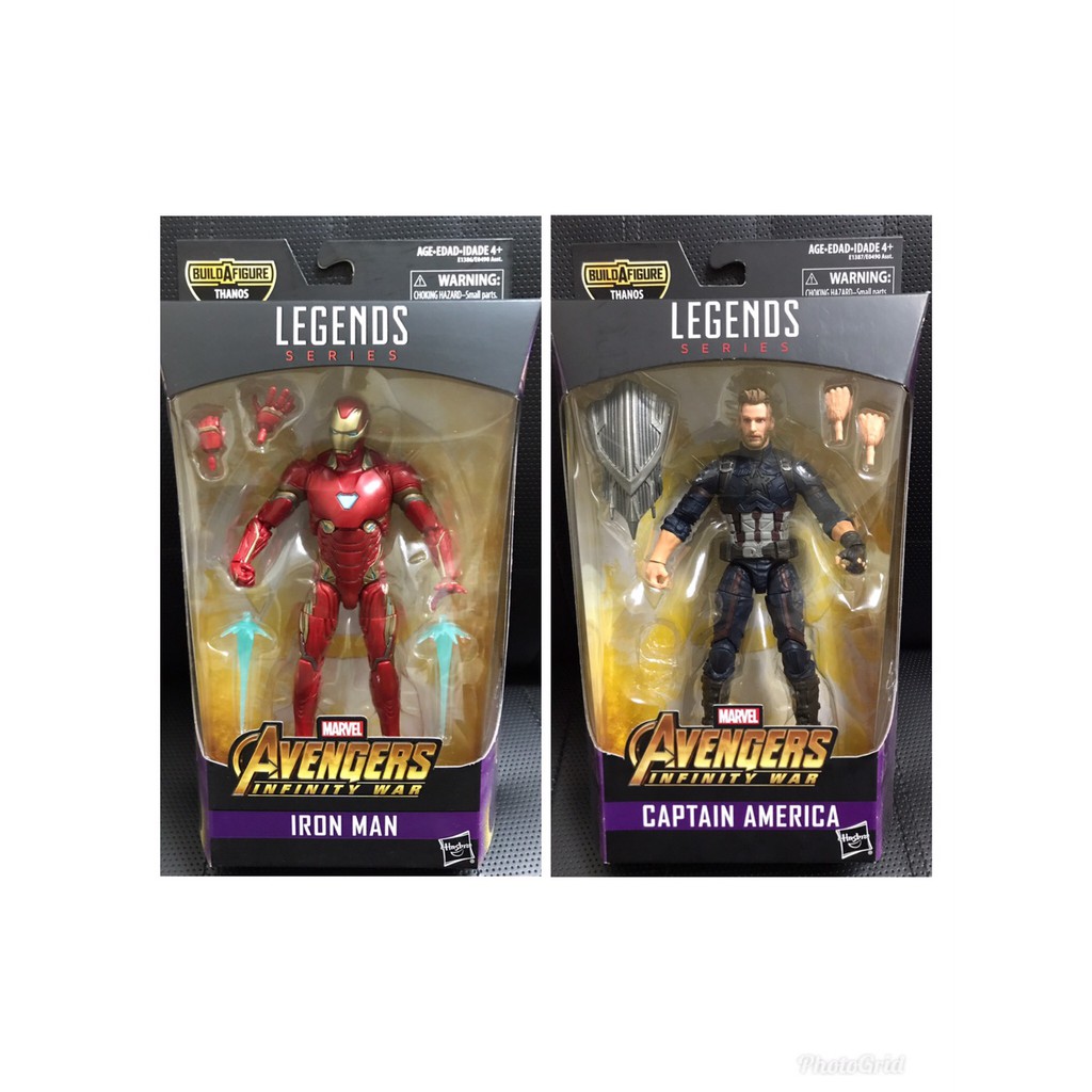 (卡司 正版現貨) 漫威 Marvel Legends 6吋 無限之戰 鋼鐵人 美國隊長 兩隻合售（不含ＢＡＦ