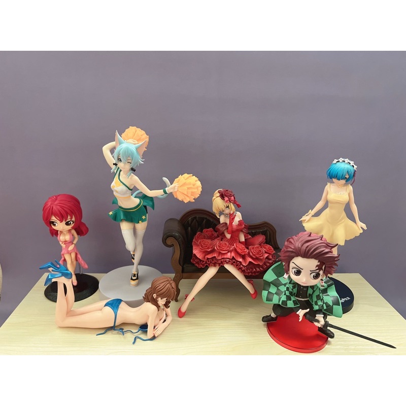 🎈現貨 「拆擺公仔 」性感公仔 雷姆 蛇姬 索尼子 海賊王薩波 鬼滅之刃炭治郎 峰不二子 刀劍神域 萬普賽馬娘 2手二手