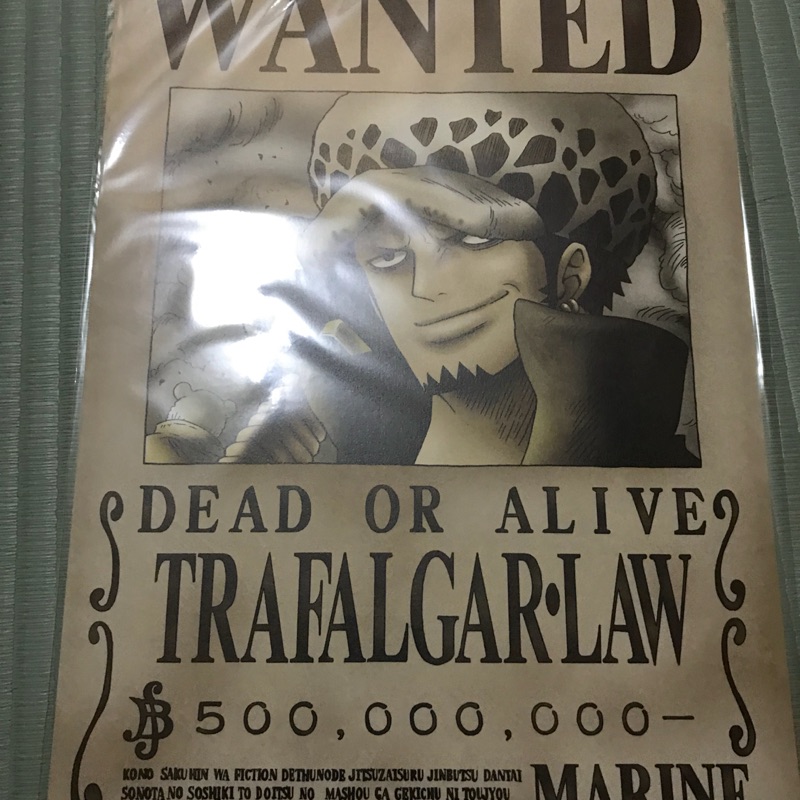 One Piece 海賊王 羅蛇姬海軍手配書 蝦皮購物