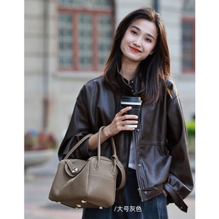 蠢小鱼高档女牛皮包单肩斜挎包diy手工包包自制材料包真皮医生包 蝦皮購物