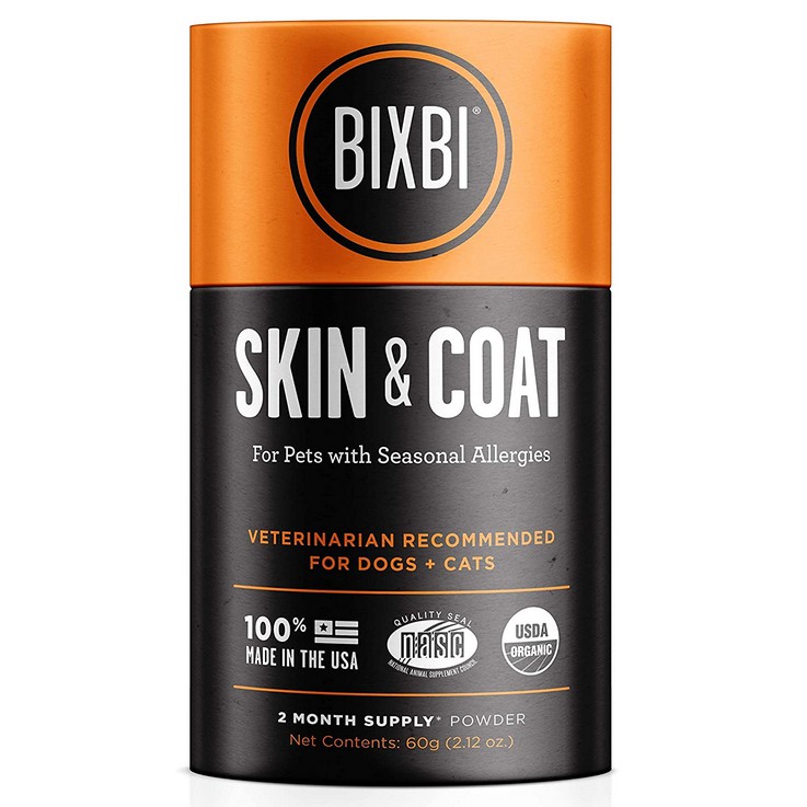 寵寵小舖🐱 BIXBI Skin &amp; Coat 犬 貓 狗 菇菇粉 皮毛保健 Organic Pet Superfood