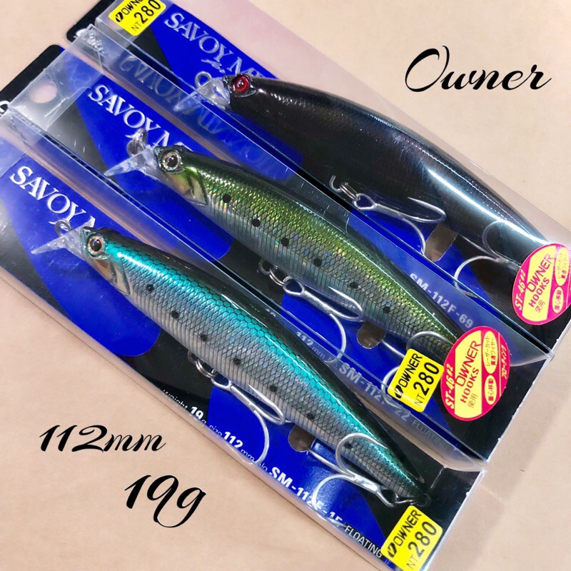 OWNER SAVOY MINNOW 112F Cultiva 19g 海鱸餌 岸拋路亞 海水米諾 歐娜 【小蝦米釣具】