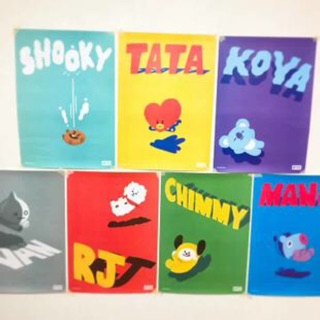 Bts海報 love yourself 系列專輯海報 bt21 koya海報、扇子