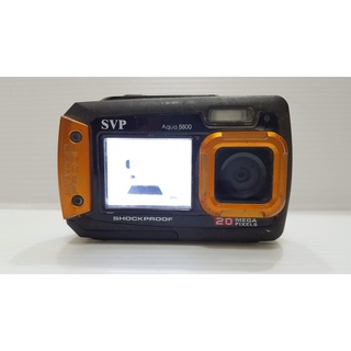 SVP Aqua 8800 2千萬畫素雙螢幕 防水數位相機 電池式 三防 防水防塵防摔 前後螢幕 前螢幕老化