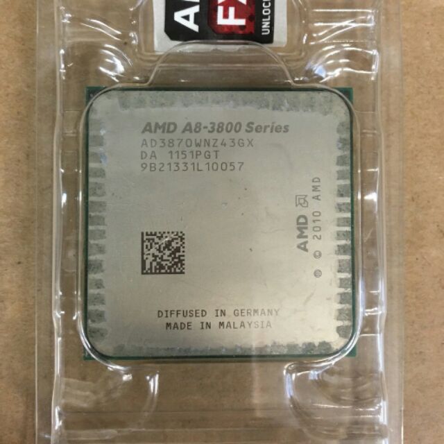 中古良品 AMD CPU A8-3800(3870K）3.0GHZ AD3870WNZ43GX 保固一個月