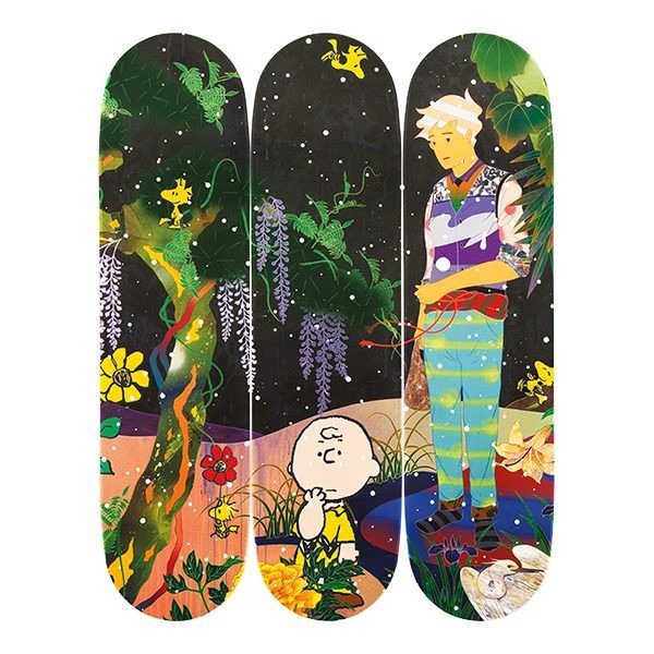 松山智一 Tomokazu Matsuyama 藝術品 滑板 擺飾 當代藝術 SKATEROOM 非 村上隆 中村萌